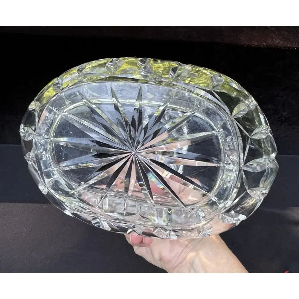 Irena Crystal Basket: Polish Hand-Cut • 24% Lead • Artisan Splendor -S1